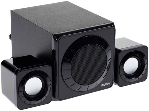Купить Колонки 2.1 SVEN MS-102 [колонки 2 х 3 Вт, сабвуфер 10 Вт, материал дерево] 1-box в интернет-магазине DNS. Характеристики, цена  | 0152428.