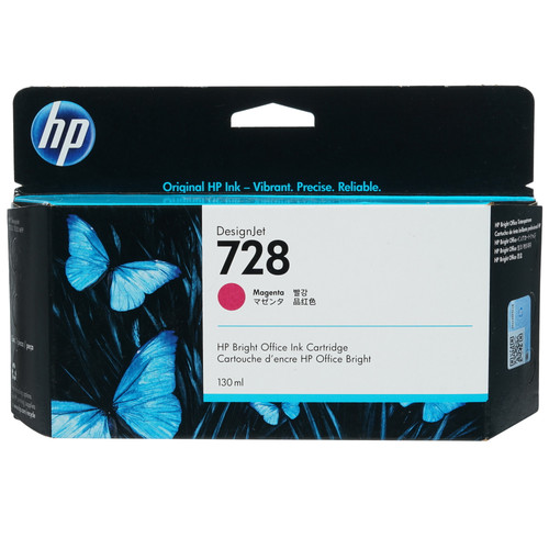 Купить Картридж HP 728 (F9J66A) для DesignJet T830/T730 Magenta 130 ml ...