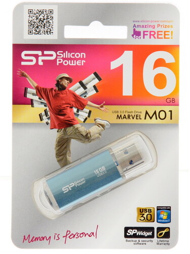 Купить Память USB Flash 16 ГБ Silicon Power Marvel M01 [SP016GBUF3M01V1B] в интернет-магазине DNS. Характеристики, цена Silicon Power Marvel M01 | 0136089.
