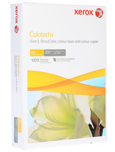 Купить Бумага Xerox Colotech+ белый в интернет-магазине DNS. Характеристики, цена Xerox Colotech+ | 0119926.
