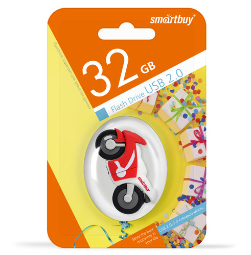 Купить Память USB Flash Smartbuy Wild [Type-A, 2.0, 32 Gb, резина, "Мотобайк"] в интернет-магазине DNS. Характеристики, цена Smartbuy Wild Series "Мотобайк" | 1363644.