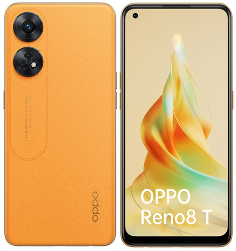 Купить 6.43" Смартфон OPPO Reno8 T 4G 256 ГБ оранжевый в интернет-магазине DNS. Характеристики, цена OPPO Reno8 T 4G | 9024660.