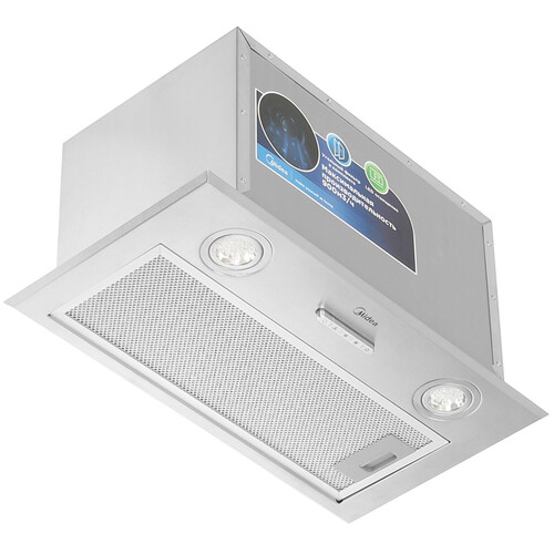 Купить Вытяжка полновстраиваемая Midea MH60I370X серебристый в интернет-магазине DNS. Характеристики, цена Midea MH60I370X | 9907766.
