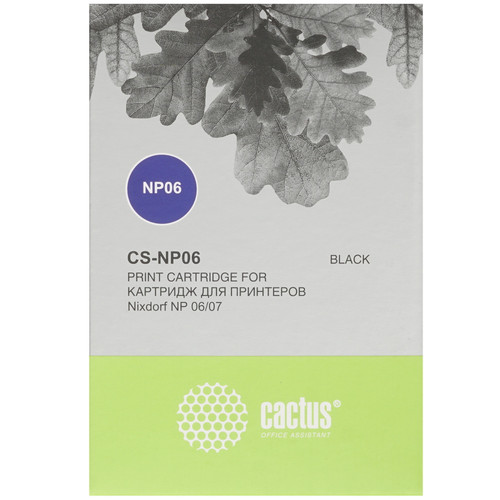 Купить Картридж Cactus CS-NP06 черный в интернет-магазине DNS. Характеристики, цена Cactus CS-NP06 | 7984437.
