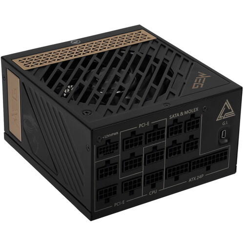 Купить Блок питания MSI MEG Ai1300P PCIE5 [306-7ZP4A11-CE0] черный в интернет-магазине DNS. Характеристики, цена MSI MEG Ai1300P PCIE5 | 5406638.