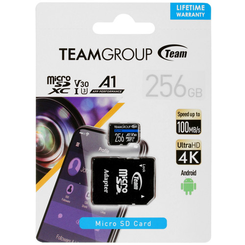Купить Карта памяти TEAMGROUP Elite microSDXC 256 ГБ [TEAUSDX256GIV30A103] в интернет-магазине DNS. Характеристики, цена  | 5006874.
