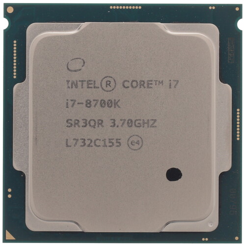 Купить Процессор Intel Core i7-8700K 3.7/4.7GHz, 6C/12T, 12Mb L3, DDR4-2666, GPU UHD 630, TDP-95W, LGA1151-v2, OEM [CM8068403358220] в интернет-магазине DNS. Характеристики, цена  | 1153610.