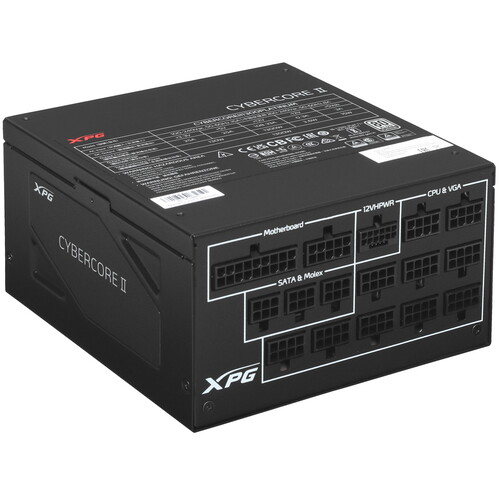 Купить Блок питания ADATA XPG CYBER CORE II 1300W [CYBERCOREII1300P-BKCEU] черный в интернет-магазине DNS. Характеристики, цена ADATA XPG CYBER CORE II 1300W | 5416318.