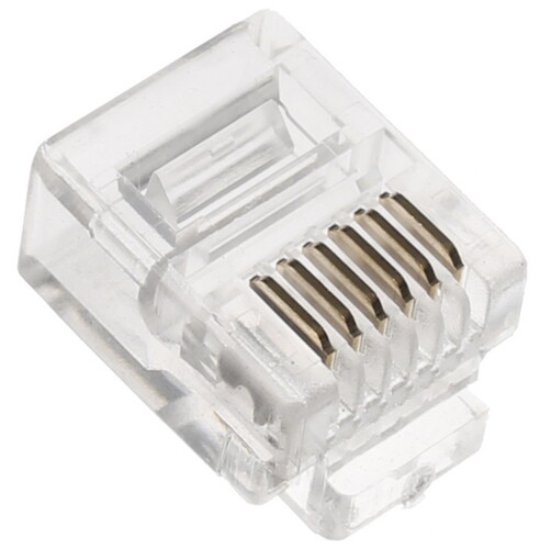 Купить Коннектор RJ12  FinePower RJ12 6P6C в интернет-магазине DNS. Характеристики, цена FinePower RJ12 6P6C | 1104757.