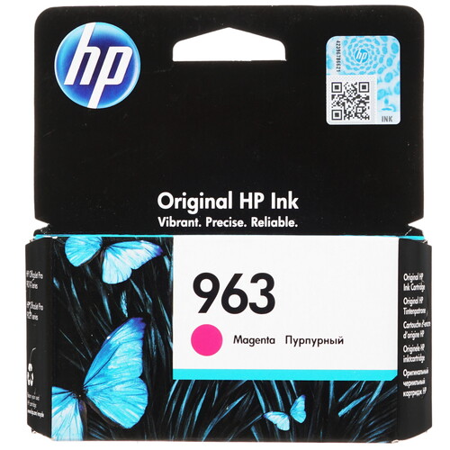 Купить Картридж HP 963 (3JA24AE) пурпурный в интернет-магазине DNS. Характеристики, цена HP 963 (3JA24AE) | 1693951.