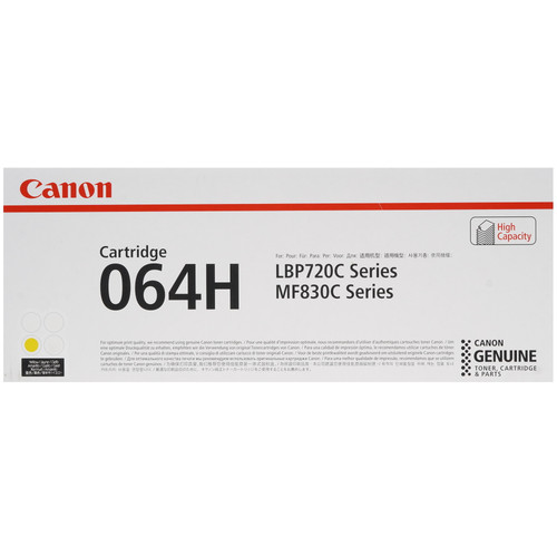 Купить Картридж лазерный Canon 064H Y желтый в интернет-магазине DNS. Характеристики, цена Canon 064H Y | 4883098.