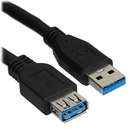 Купить Кабель DEXP USB Type-A - USB Type-A черный 5 м в интернет-магазине DNS. Характеристики, цена  | 5422909.