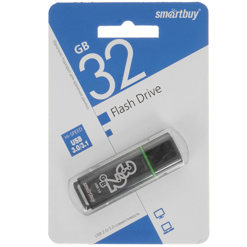Купить Память USB Flash 32 ГБ Smartbuy Glossy 32 Gb [SB32GBGS-DG] в интернет-магазине DNS. Характеристики, цена Smartbuy Glossy 32 Gb | 5077609.