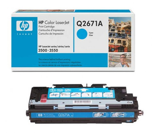 Купить Картридж HP 309A (Q2671A) для LJ 3500 Cyan (4000 стр.) (Ориг.) в интернет-магазине DNS. Характеристики, цена  | 0005266.