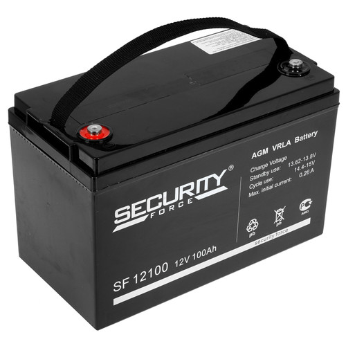 Купить Аккумуляторная батарея для ИБП SECURITY FORCE SF 12100 в интернет-магазине DNS. Характеристики, цена SECURITY FORCE SF 12100 | 4896301.