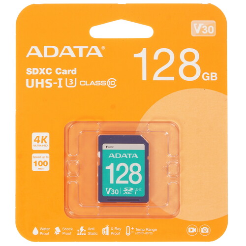 Купить Карта памяти ADATA Premier Pro SDXC 128 ГБ [ASDX128GUI3V30S-R] в интернет-магазине DNS. Характеристики, цена  | 5446190.