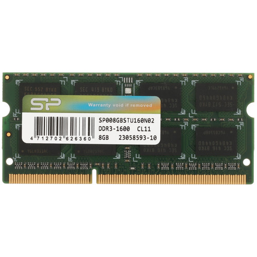 Купить Оперативная память SODIMM Silicon Power [SP008GBSTU160N02] 8 ГБ в интернет-магазине DNS. Характеристики, цена Silicon Power | 1073036.