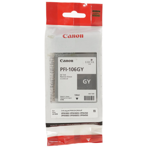 Купить Картридж Canon PFI-106GY серый в интернет-магазине DNS. Характеристики, цена Canon PFI-106GY | 7974811.