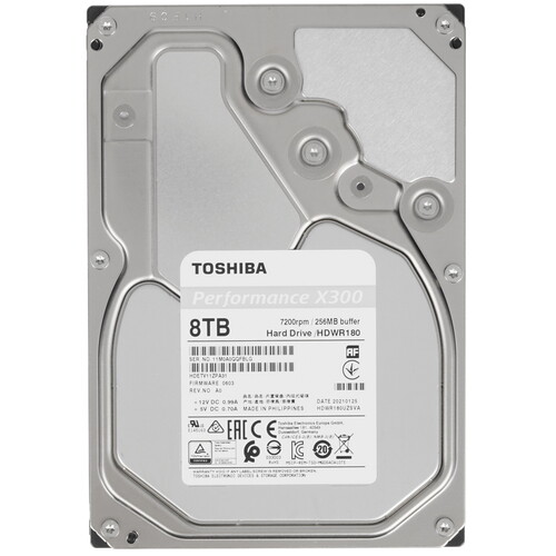 Купить 8 ТБ Жесткий диск Toshiba X300 Performance [HDWR180EZSTA] в интернет-магазине DNS. Характеристики, цена Toshiba X300 Performance | 4761001.