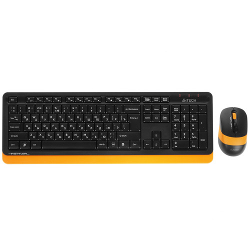 Купить Клавиатура+мышь беспроводная   A4Tech Fstyler FG1010 черный в интернет-магазине DNS. Характеристики, цена A4Tech Fstyler FG1010 | 1395912.
