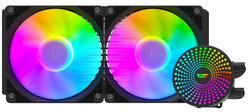 Купить Система охлаждения DarkFlash Radiant DC 240 черная в интернет-магазине DNS. Характеристики, цена DarkFlash Radiant DC 240 | 5435789.