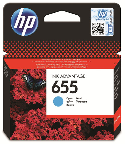 Купить Картридж HP 655 (CZ110AE) голубой в интернет-магазине DNS. Характеристики, цена HP 655 (CZ110AE) | 0154933.
