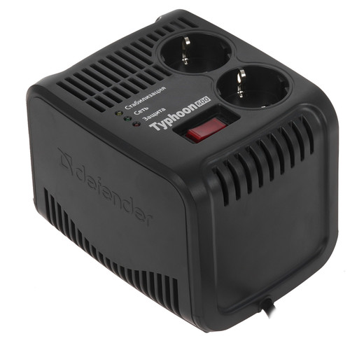 Купить Стабилизатор напряжения Defender AVR Typhoon 600 в интернет-магазине DNS. Характеристики, цена Defender AVR Typhoon 600 | 5338706.