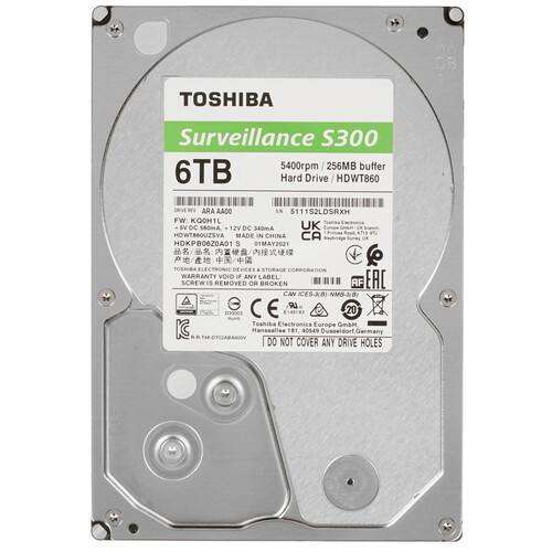 Купить 6 ТБ Жесткий диск Toshiba S300 [HDWT860UZSVA] в интернет ...