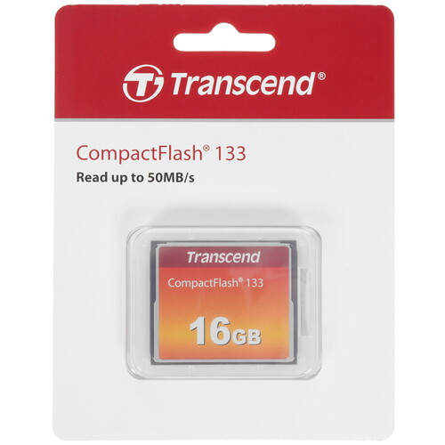 Купить Карта памяти Transcend CF (Compact Flash) 16 ГБ [TS16GCF133] в интернет-магазине DNS. Характеристики, цена  | 0177864.