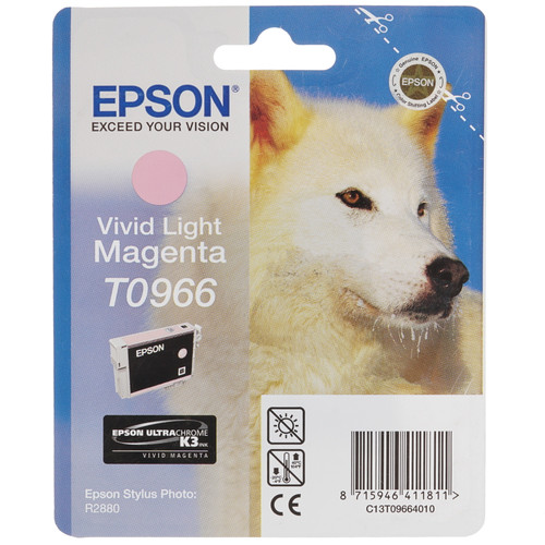 Купить Картридж Epson T0966 светло-пурпурный в интернет-магазине DNS. Характеристики, цена Epson T0966 | 7932553.