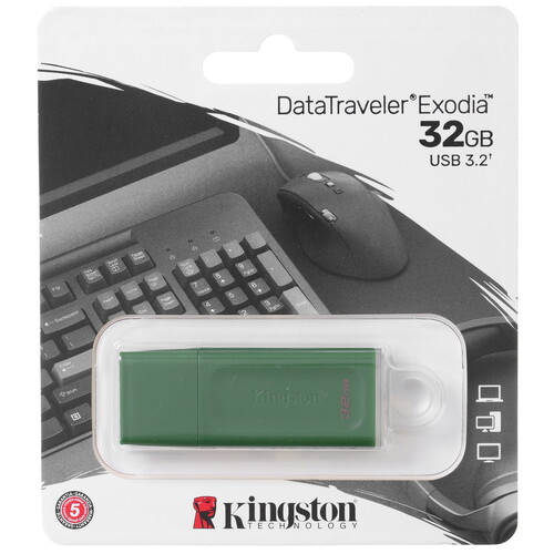 Купить Память USB Flash 32 ГБ Kingston DataTraveler Exodia [KC-U2G32-7GG] в интернет-магазине DNS. Характеристики, цена Kingston DataTraveler Exodia | 4876174.
