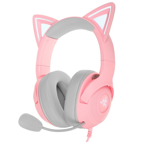 Купить Проводные наушники Razer Kraken Kitty V2  розовый в интернет-магазине DNS. Характеристики, цена Razer Kraken Kitty V2 | 5434823.