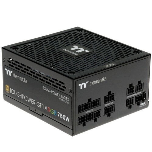 Купить Блок питания Thermaltake Toughpower GF1 ARGB 750W [PS-TPD-0750F3FAGE-1] черный в интернет-магазине DNS. Характеристики, цена Thermaltake Toughpower GF1 ARGB 750W | 1398485.