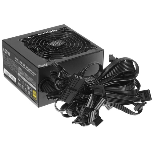 Купить Блок питания Cooler Master MWE GOLD 850 - V2 [MPE-8501-ACAAG] черный в интернет-магазине DNS. Характеристики, цена Cooler Master MWE GOLD 850 - V2 | 4707238.