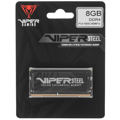 Купить Оперативная память SODIMM Patriot Viper Steel [PVS48G240C5S] 8 ГБ в интернет-магазине DNS. Характеристики, цена Patriot Viper Steel | 5438953.