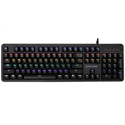 Купить Клавиатура  проводная DEXP Black Sword Rainbow в интернет-магазине DNS. Характеристики, цена DEXP Black Sword Rainbow | 4780208.