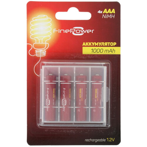 Купить Аккумулятор FinePower KT-1351 1000 мА*ч в интернет-магазине DNS. Характеристики, цена FinePower KT-1351 | 1351653.