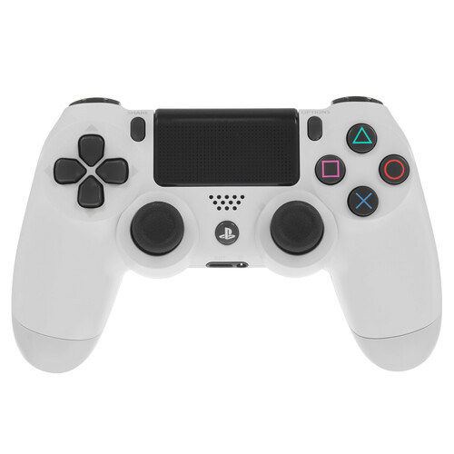 Купить Геймпад беспроводной/проводной Sony PlayStation DualShock 4 (Ver.2) белый в интернет-магазине DNS. Характеристики, цена Sony PlayStation DualShock 4 (Ver.2) | 5430475.