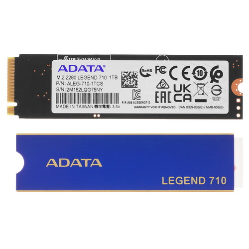 Купить 1000 ГБ M.2 NVMe накопитель ADATA LEGEND 710 [ALEG-710-1TCS] в интернет-магазине DNS. Характеристики, цена ADATA LEGEND 710 | 5023000.