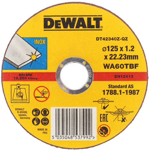Купить Диск отрезной DeWalt DT42340Z-QZ в интернет-магазине DNS. Характеристики, цена DeWalt DT42340Z-QZ | 5335348.