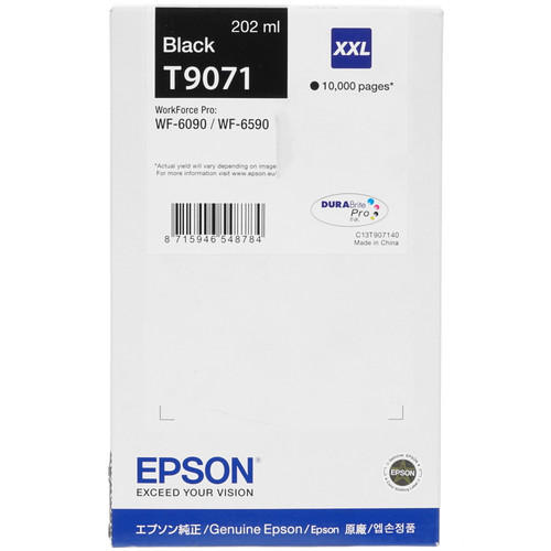 Купить Картридж Epson T9071 черный в интернет-магазине DNS. Характеристики, цена Epson T9071 | 7974851.