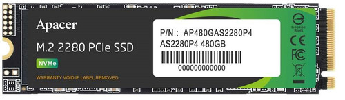 Купить 480 ГБ M.2 NVMe накопитель Apacer AS2280P4 [AP480GAS2280P4-1] в интернет-магазине DNS. Характеристики, цена Apacer AS2280P4 | 4750656.