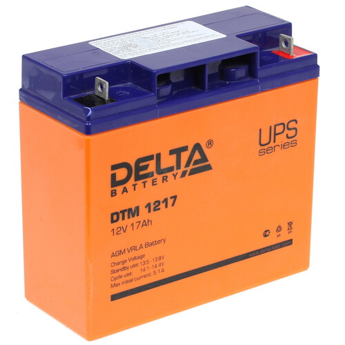 Купить Аккумуляторная батарея для ИБП Delta DTM 1217 в интернет-магазине DNS. Характеристики, цена Delta DTM 1217 | 1184902.