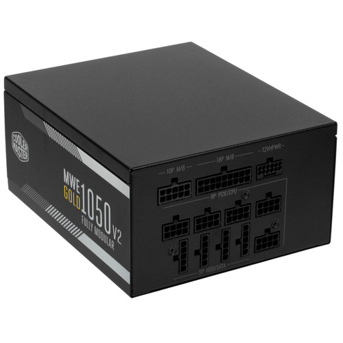Купить Блок питания Cooler Master MWE GOLD V2 Full Modular 1050W [MPE-A501-AFCAG-3EU] черный в интернет-магазине DNS. Характеристики, цена Cooler Master MWE GOLD V2 Full Modular 1050W | 5092236.