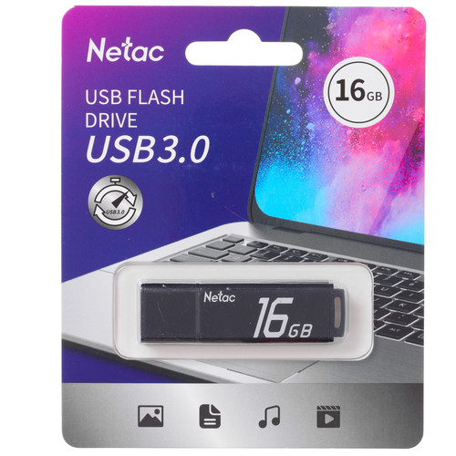 Купить Память USB Flash 16 ГБ Netac U351 [NT03U351N-016G-30BK] в интернет-магазине DNS. Характеристики, цена Netac U351 | 4869780.