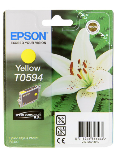 Купить Картридж Epson T0594 желтый в интернет-магазине DNS. Характеристики, цена Epson T0594 | 0010515.
