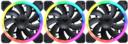 Купить Комплект вентиляторов Cougar VORTEX ARGB VK120 [3MVK1203.0001] черный в интернет-магазине DNS. Характеристики, цена Cougar VORTEX ARGB VK120 | 4725637.