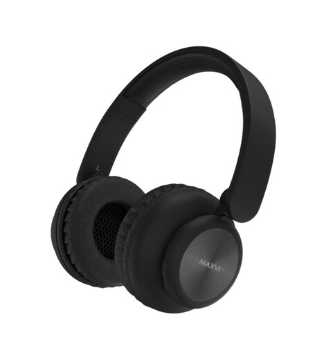 Купить Беспроводные/проводные наушники Maxvi MHF-200BT черный в ...