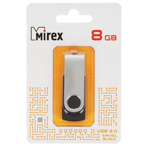 Купить Память USB Flash 8 ГБ Mirex SWIVEL [13600-FMURUS08] в интернет-магазине DNS. Характеристики, цена Mirex SWIVEL | 5043509.