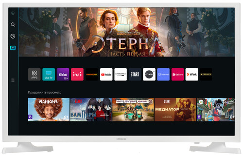 Купить 32" (80 см) Телевизор Samsung UE32T4510AUXCE белый в интернет-магазине DNS. Характеристики, цена Samsung UE32T4510AUXCE | 5071201.